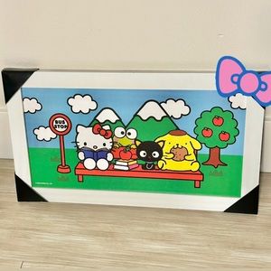 Sanrio Hello Kitty and Friends Framed Canvas Art Print NWT